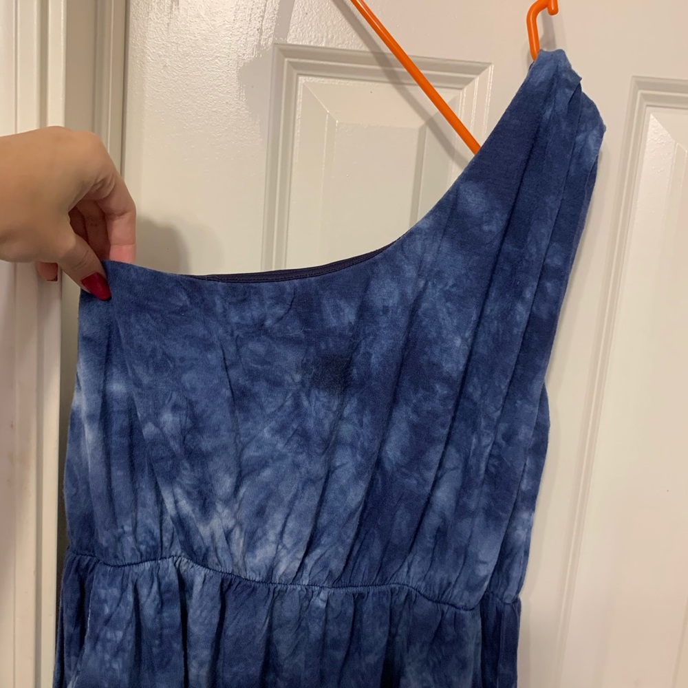 Forever 21 One shoulder Tie Dye Top